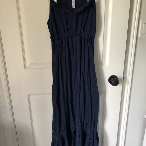 Women’s summer navy blue maxi dress - Picture 1 of 1